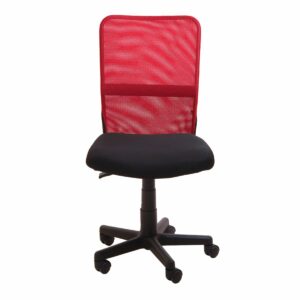 Silla De Oficina Rojo Con Negro FOSHAN AUSON Textil