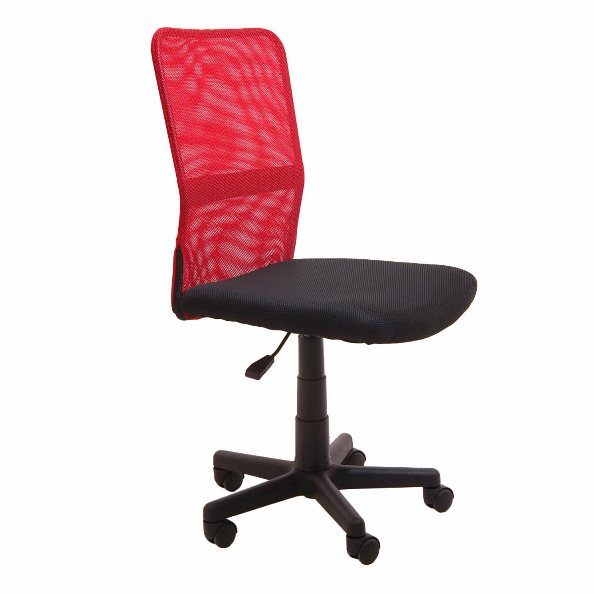 Silla De Oficina Rojo Con Negro FOSHAN AUSON Textil - Imagen 2