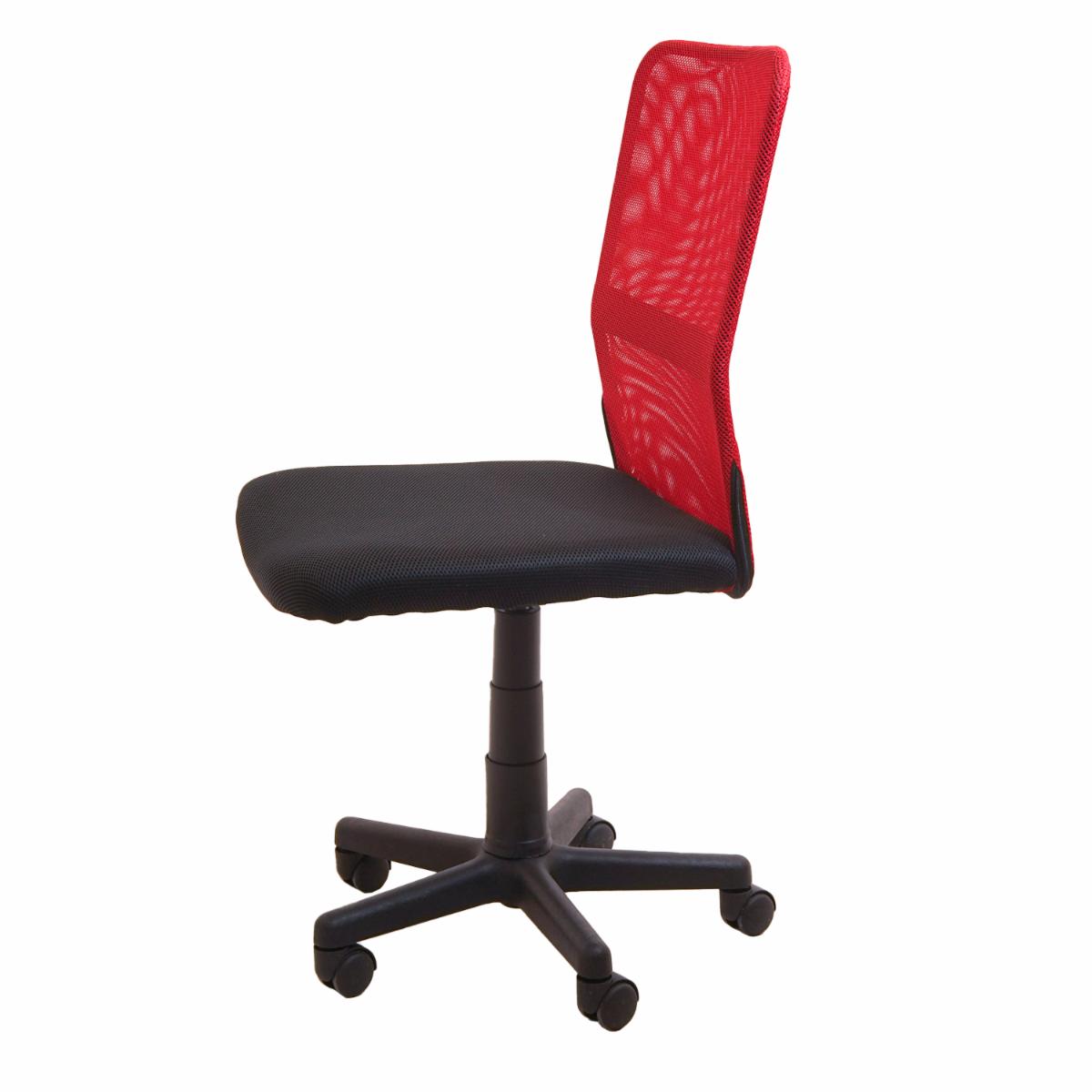Silla De Oficina Rojo Con Negro FOSHAN AUSON Textil - Imagen 3