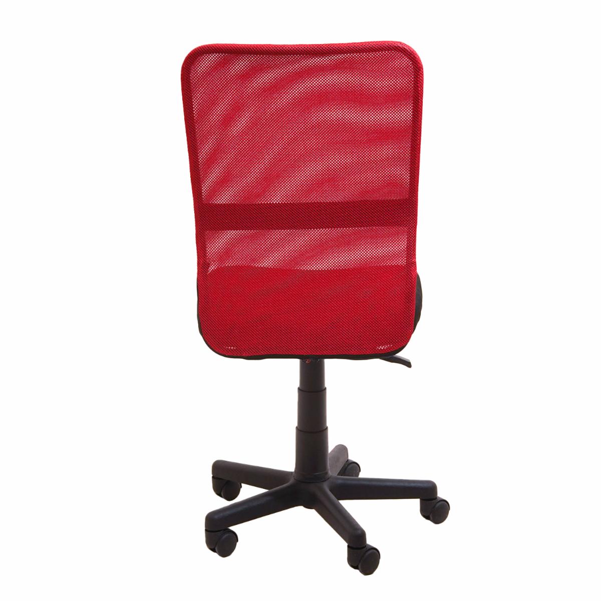 Silla De Oficina Rojo Con Negro FOSHAN AUSON Textil - Imagen 4