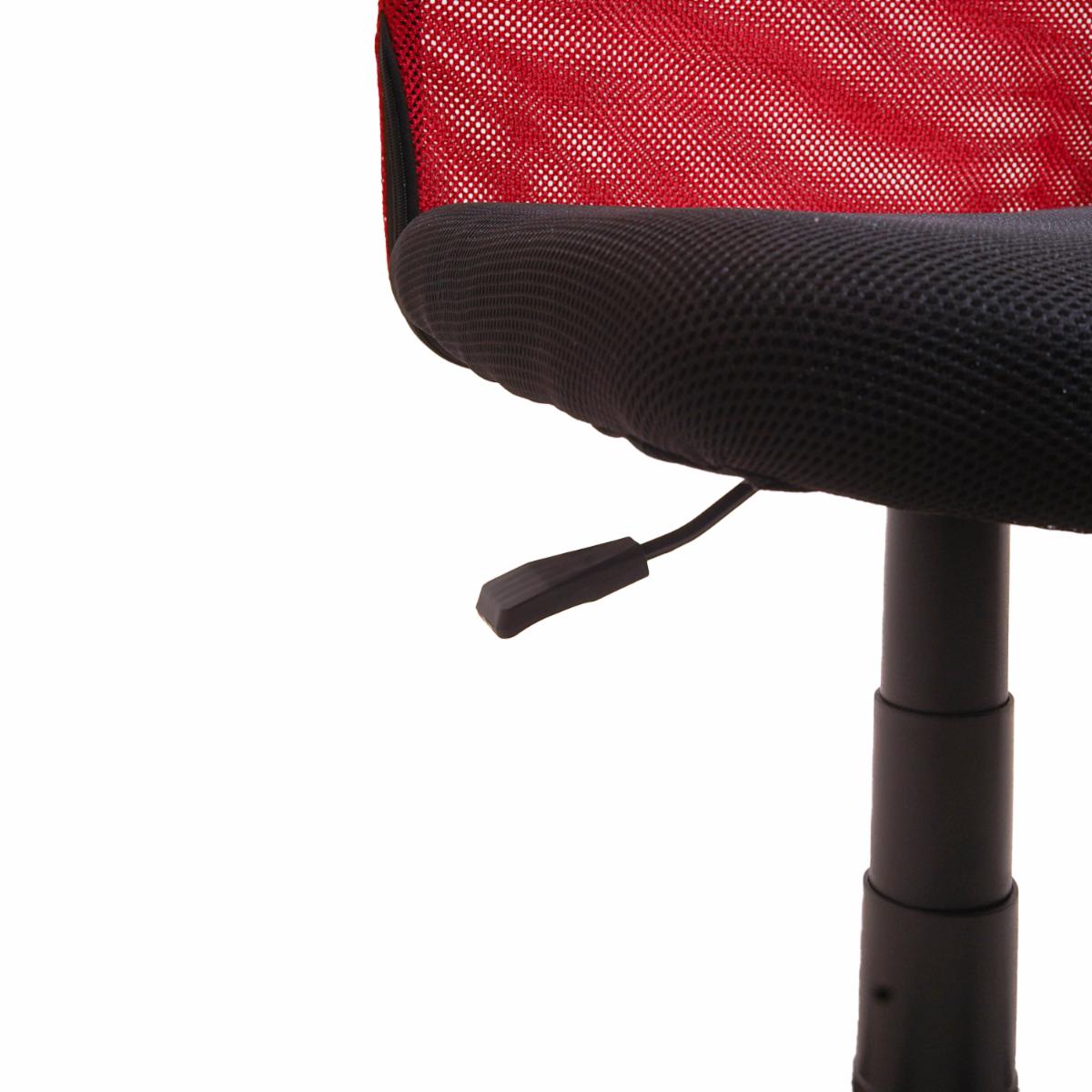 Silla De Oficina Rojo Con Negro FOSHAN AUSON Textil - Imagen 6