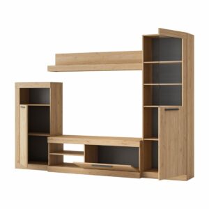 Mueble Para Salón Escena Naturale Pizarra FABRIKIT 4 Módulos