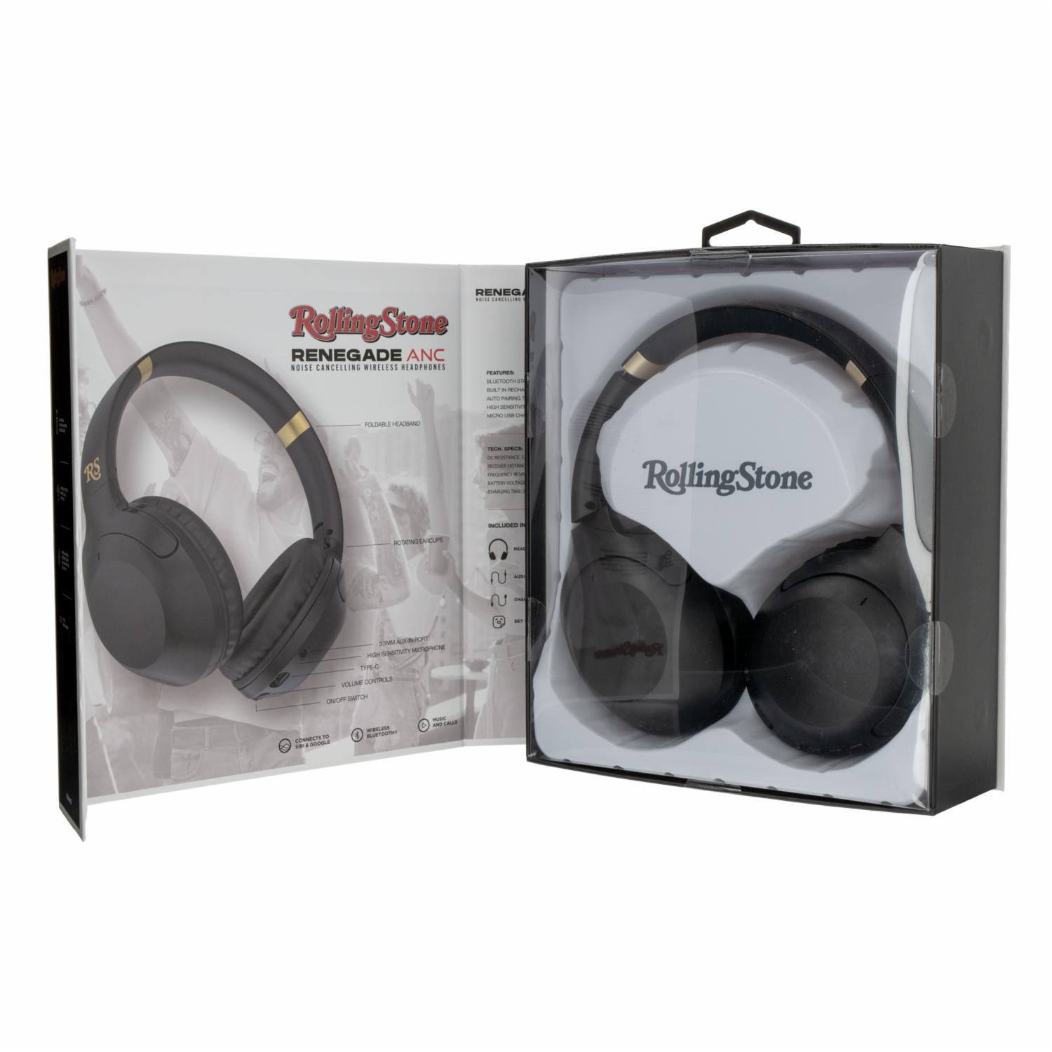 Audífonos Headphones Renegade Anc Negro ROLLING STONE - Imagen 7