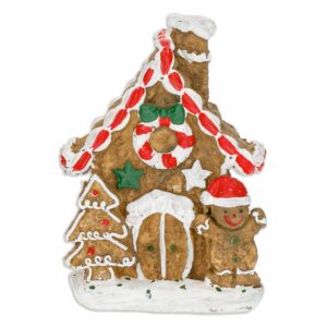 Casa de Chocolate De Jengibre Decorativo IMPORTADORA CUMPLEAÑOS 10 Cm