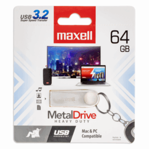 Memoria Usb 3,2 De Metal MAXELL 64 Gb