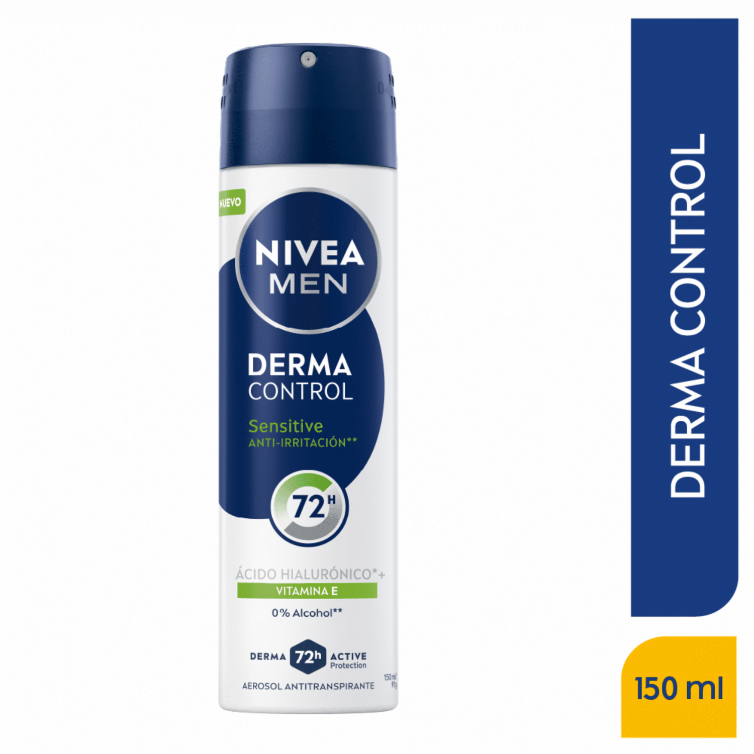 Desodorante Spray Derma Control Sensitive Protect NIVEA 150 Ml - Imagen 2