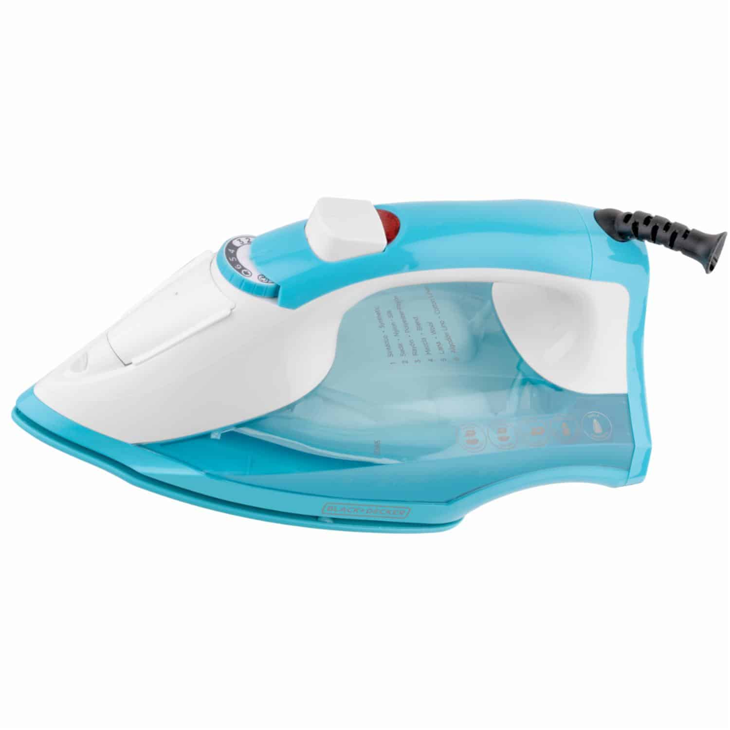 Plancha A Vapor Suela De Cerámica Anti Arrugas Azul BLACK & DECKER IR1851 - Imagen 3