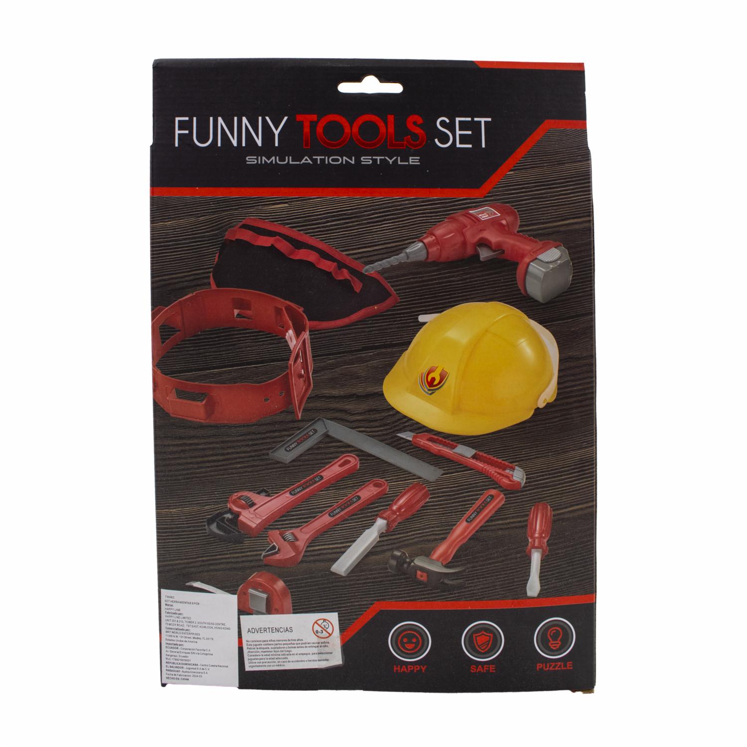 Set De Juego Herramientas HAPPY LINE 9 Piezas - Imagen 2