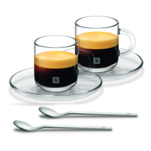 Set Vertuo Espresso ( Incluye 2 Cucharas, 2 Platos) X2 NESPRESSO 80 Ml