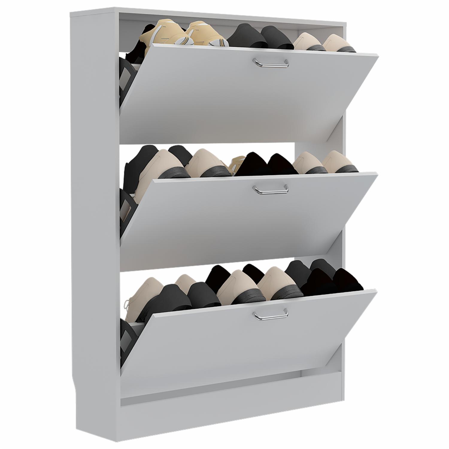Zapatera Otawa 3 Frentes Blanco RTA MDF