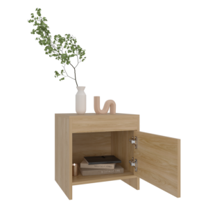 Mesa De Noche Rovere Fresno Europeo RTA MDF