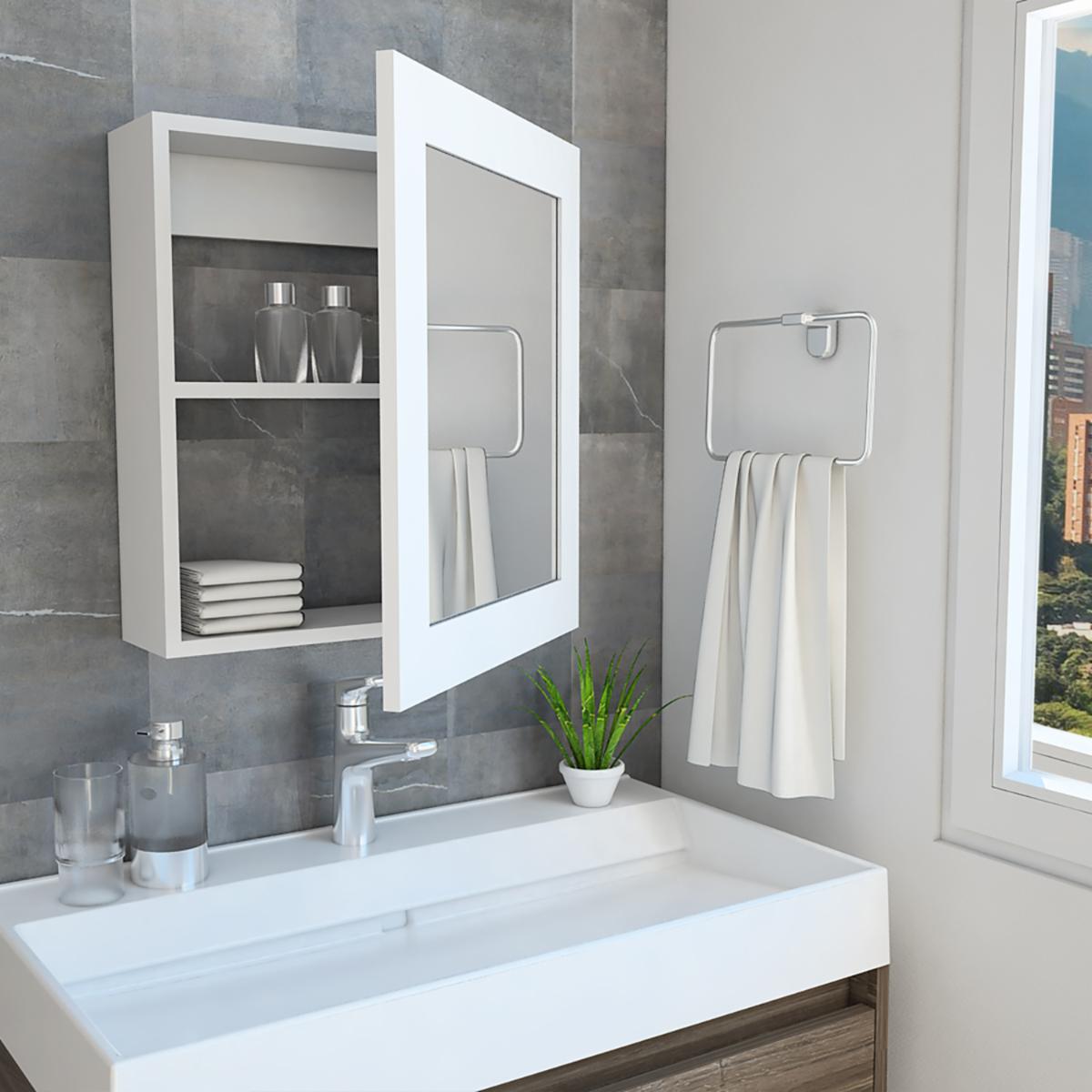 Gabinete De Baño Labelle Miel RTA MDP y Espejo - Imagen 5