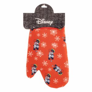 Guante De Cocina Navidad Minnie Rojo DISNEY 27X18 Cm