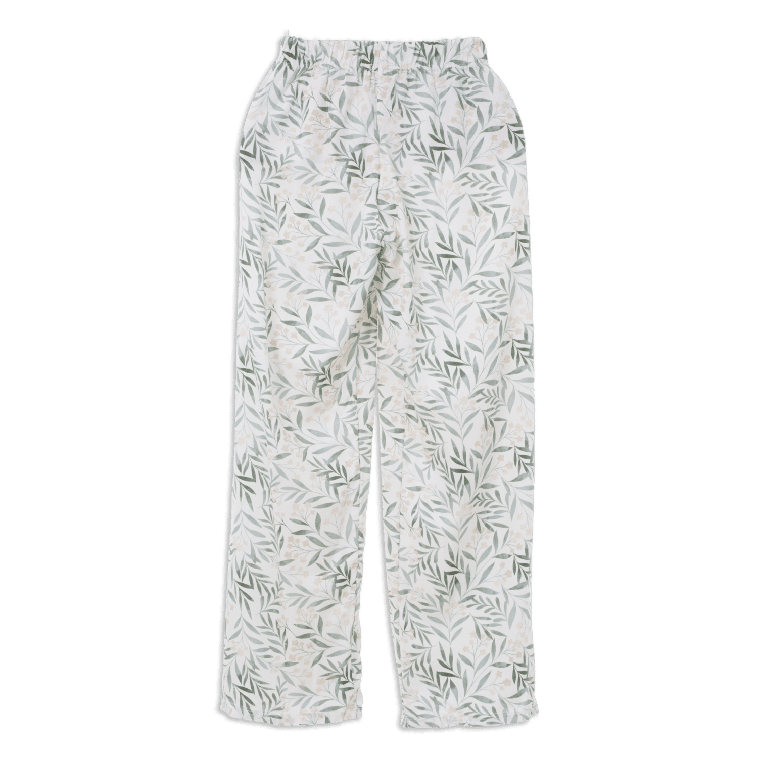 Pijama Pantalón Dama Beige Con Verde MGX BASIC