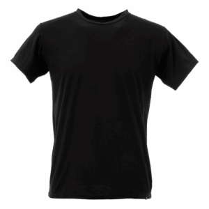 Camiseta Manga Corta Hombre Negra MGX BASIC