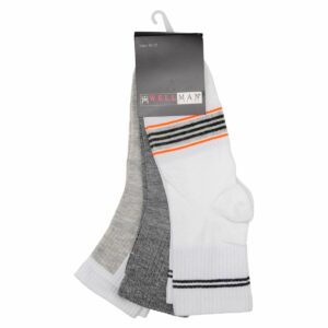 Medias Deportivas Tipo Tennis Pack X 3 WELLMAN Talla 10-12