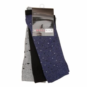 Medias Casuales Pack X 3 WELLMAN Talla 10-12