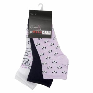 Medias Estilo Deportiva Pack X 3 WELLMAN WOMEN Talla 9-11