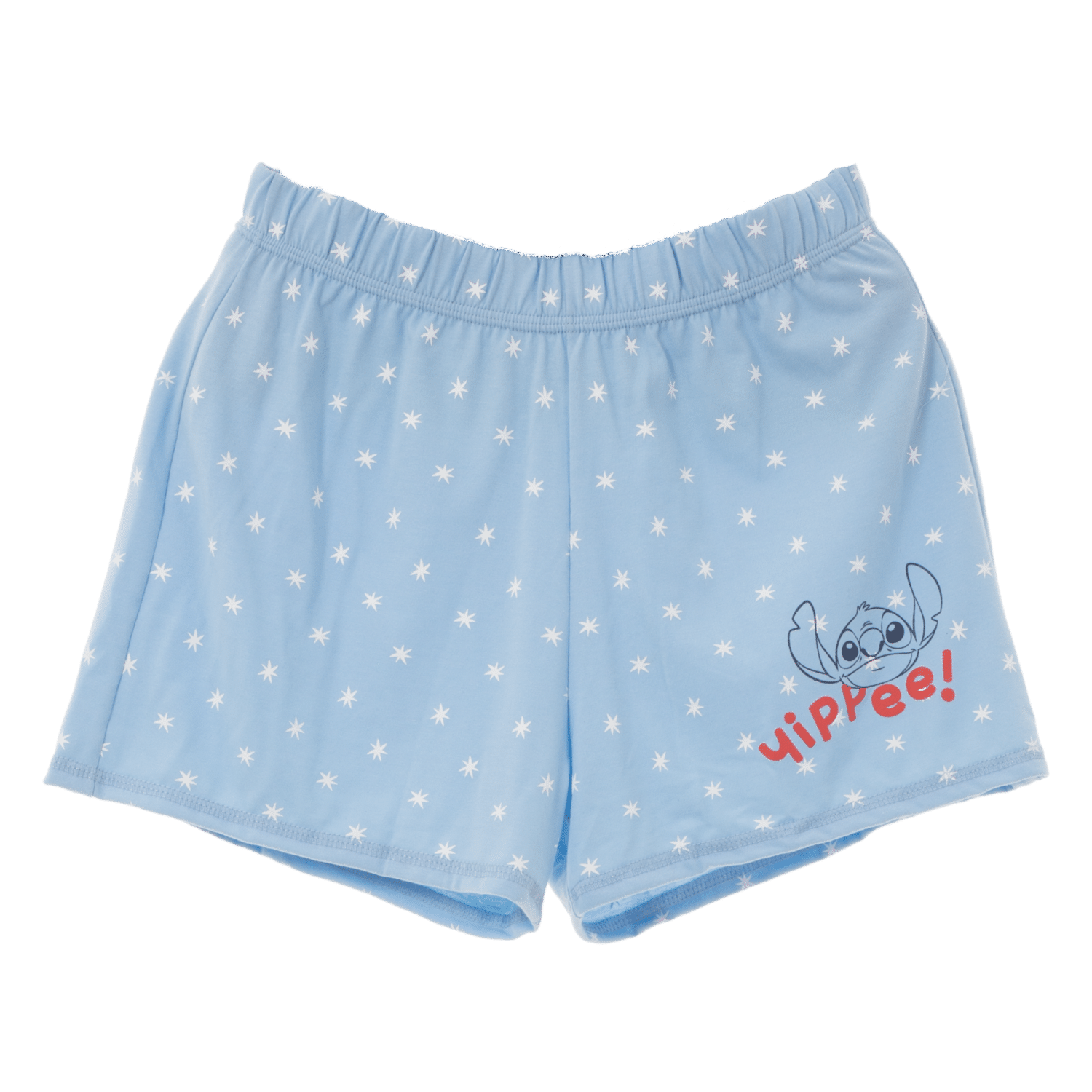 Pijama Navidad Camiseta Manga Corta Short Celeste STITCH - Imagen 6