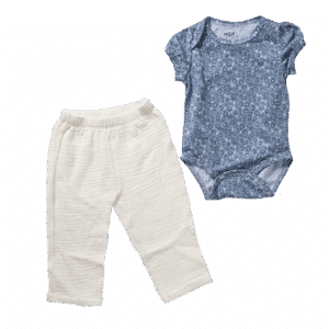 Conjunto 2 Piezas Leggin Y Body Manga Corta MGX BABY