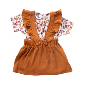 Conjunto 2 Piezas Vestido Y Camiseta Manga Corta MGX BABY