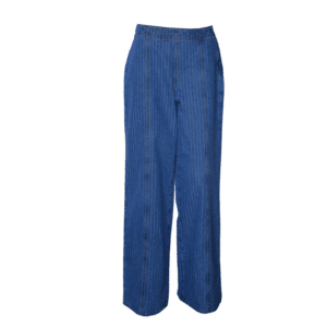 Jean Wide Leg A Rayas BLACK POINT