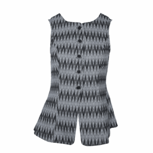 Chaleco Con Botón Estampado TREND & STYLE Talla Pequeño