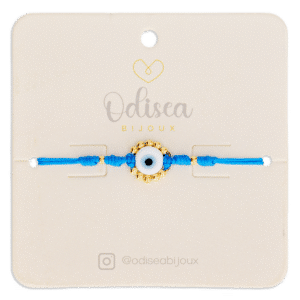 Pulsera Ojo Turco Balines Celeste ODISEA BIJOUX Unidad