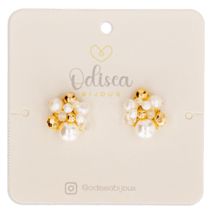 Aretes Arianna Blanco ODISEA BIJOUX Unidad