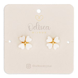 Aretes Celina Blancos ODISEA BIJOUX Unidad