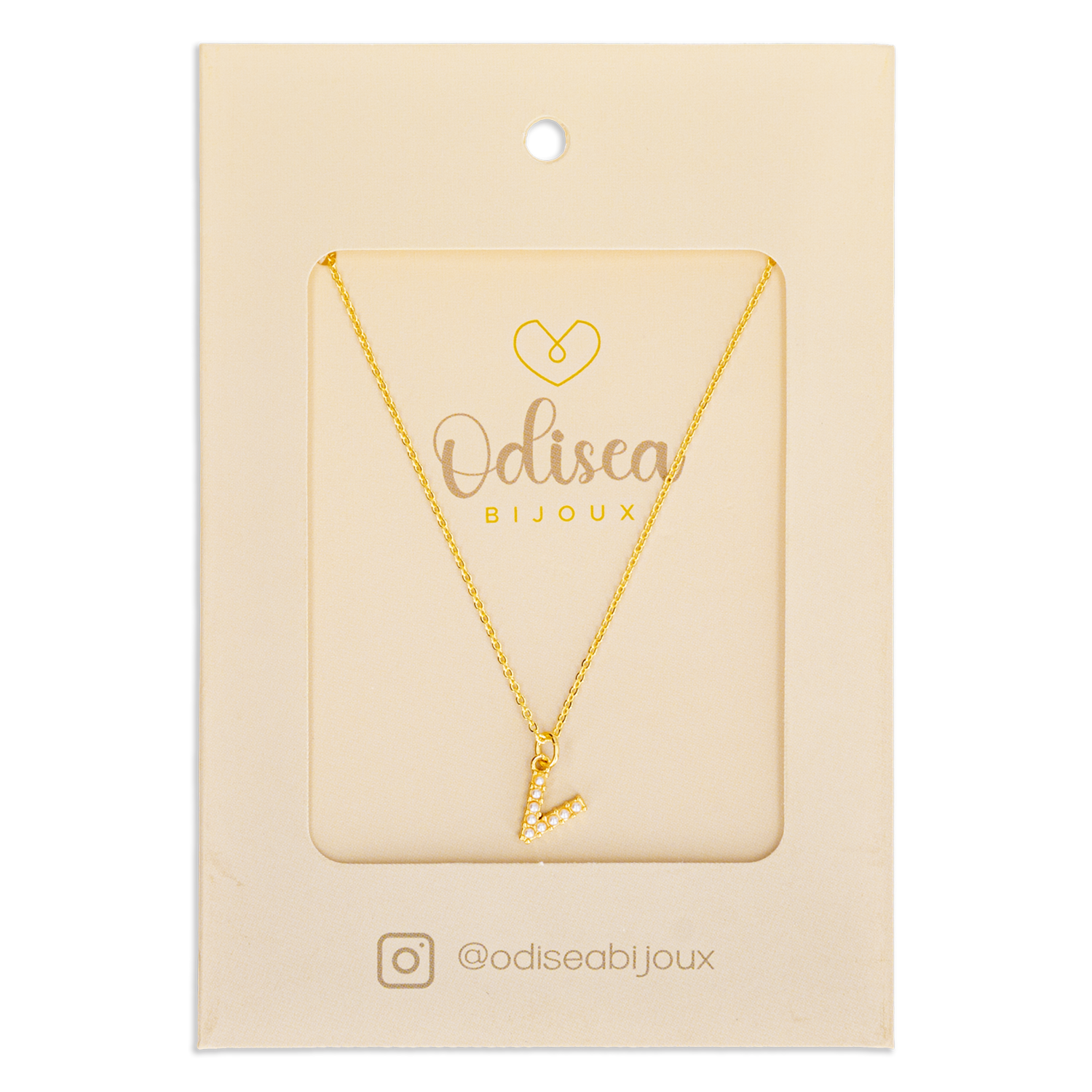 Cadena Perla Dije V ODISEA BIJOUX Unidad - Imagen 2