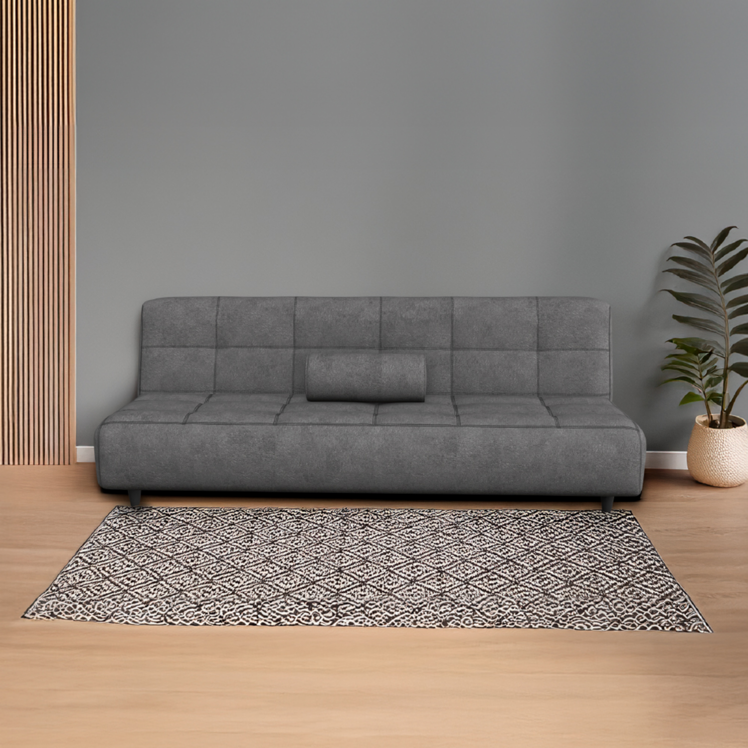 Sofá Cama Spring Eurus Gris CHAIDE Madera - Imagen 2
