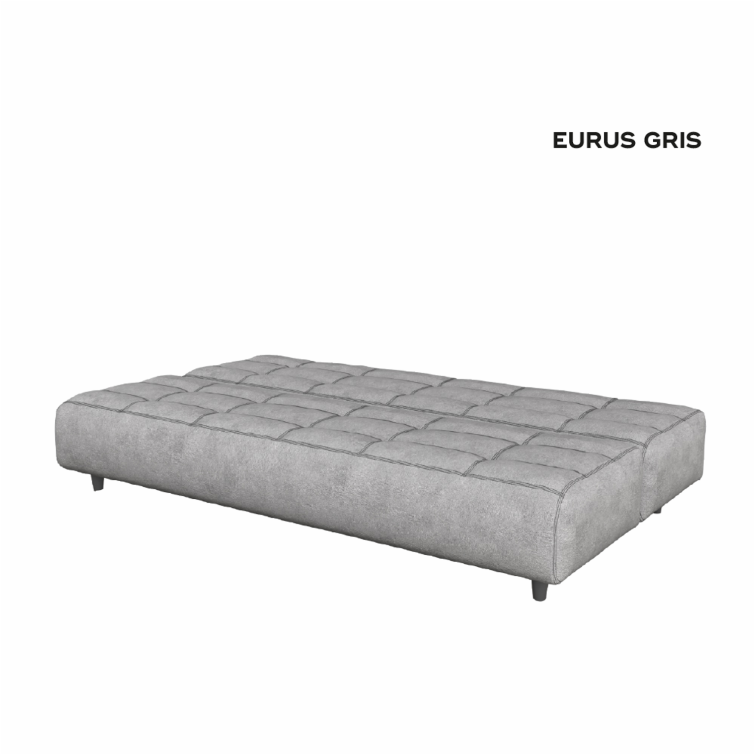 Sofá Cama Spring Eurus Gris CHAIDE Madera - Imagen 4