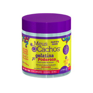 Gel Para Cabello Meus Cachos Gelatina Poderosa NOVEX 500 G