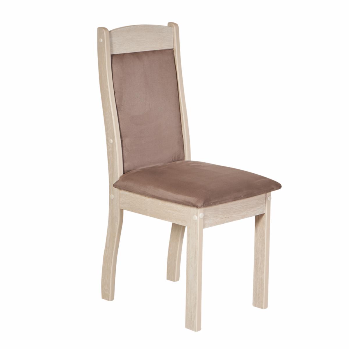 Silla De Comedor Atlanta Teka Con Tapizado A39 MENEGHETTI Textil y MDP