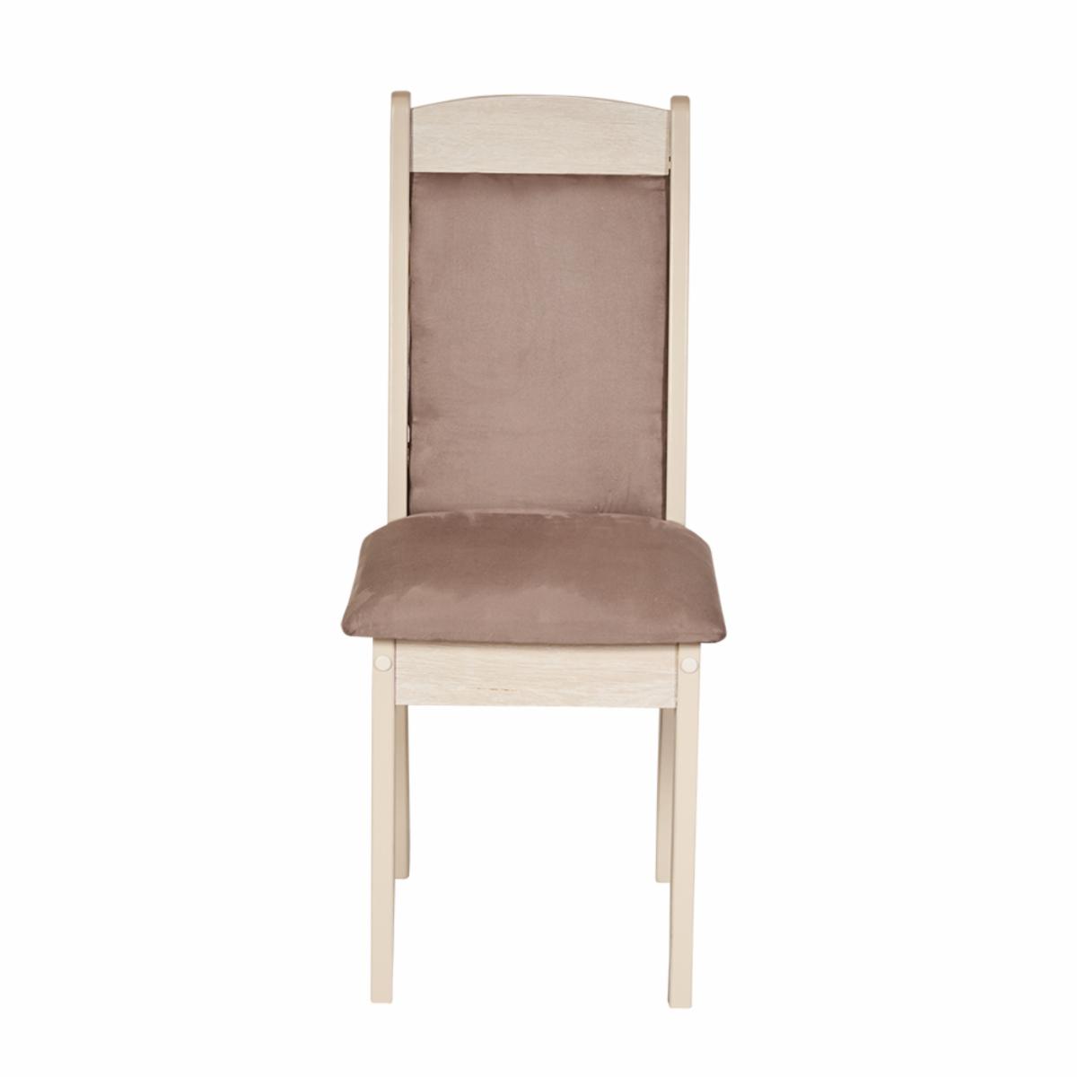 Silla De Comedor Atlanta Teka Con Tapizado A39 MENEGHETTI Textil y MDP