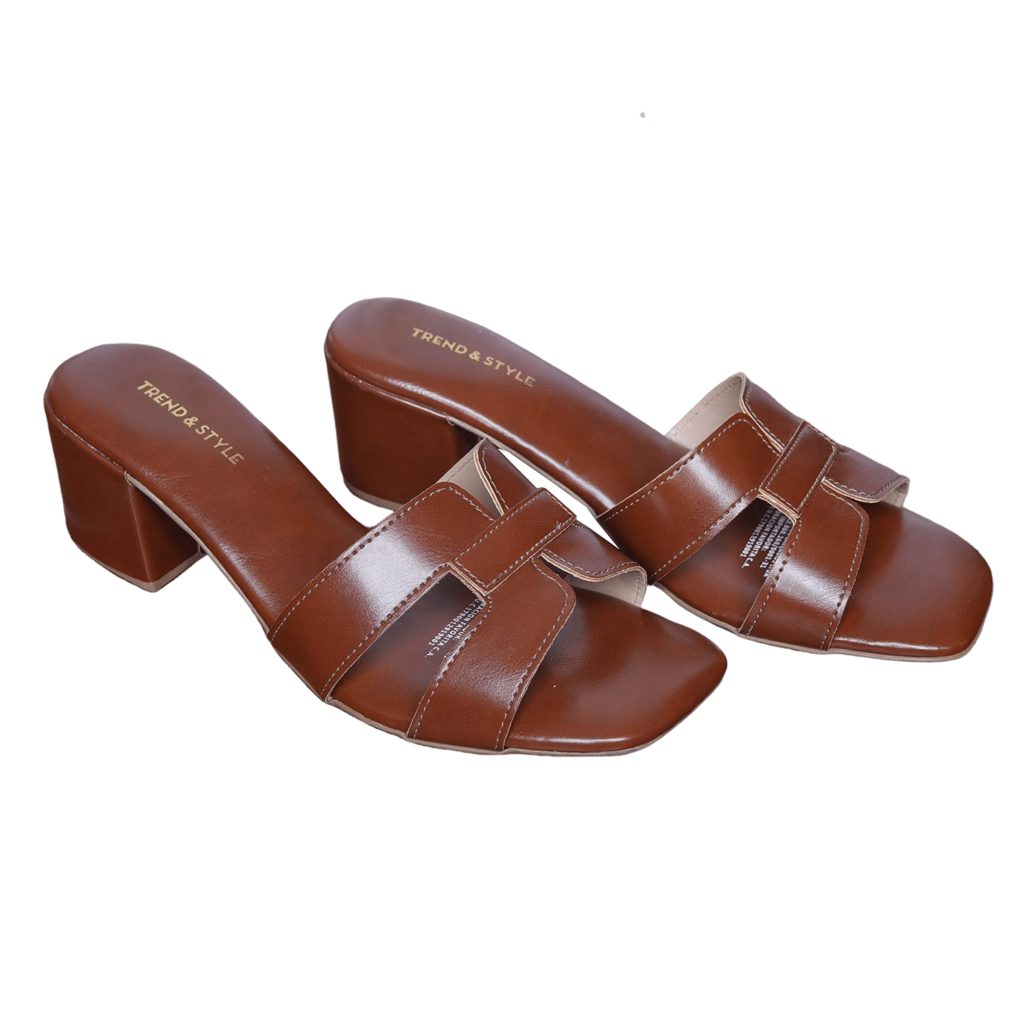 Sandalias Tiras Cruzadas Taco Cuadrado TREND & STYLE