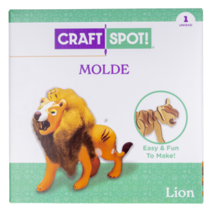 Kit Manualidad Modelo 3D De Arcilla León CRAFTSPOT 1 Pieza