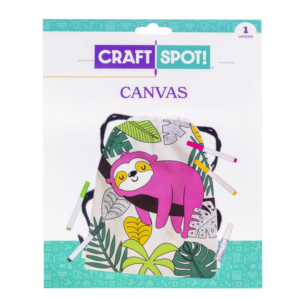Manualidad Pinta Tu Bolsa-Canvas CRAFTSPOT 1 Pieza