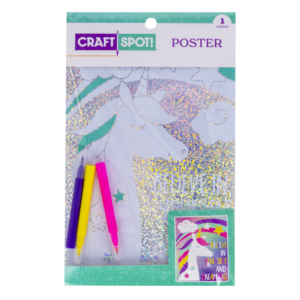 Poster Para Colorear Unicornio CRAFTSPOT 1 Pieza