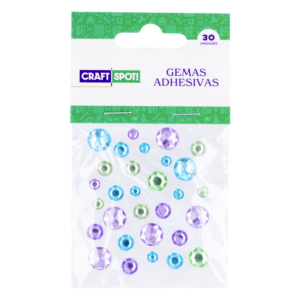 Set De Gemas Decorativas Adhesivas CRAFTSPOT 30 Piezas