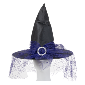 Disfraz Sombrero De Bruja Con Hebilla FENG HAO FU SHI 30 X 35 Cm