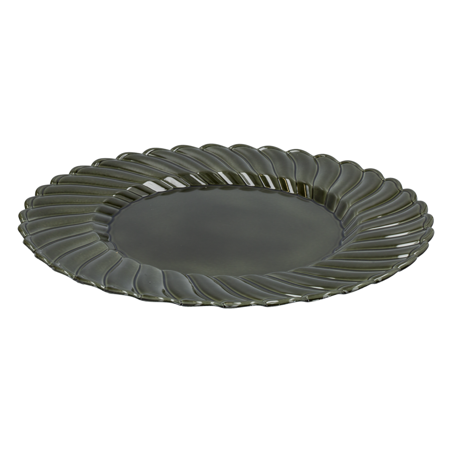Plato Base Rina Verde Z&L 33 Cm