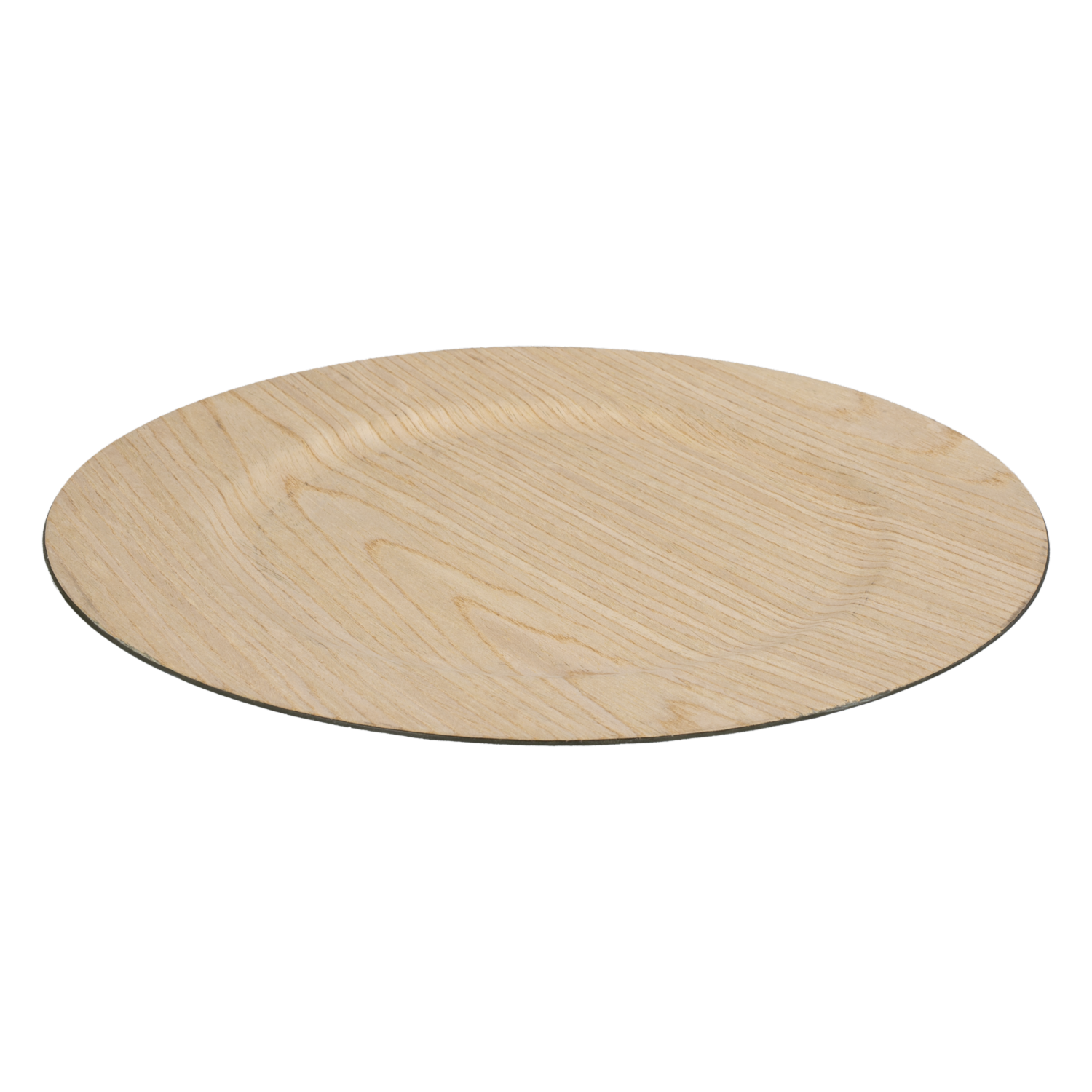 Plato Base Amaderado Roco Crema Z&L 33 Cm