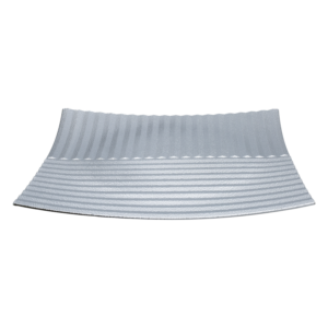 Plato Base Cuadrado Jame Plateado Z&L 30X30 Cm