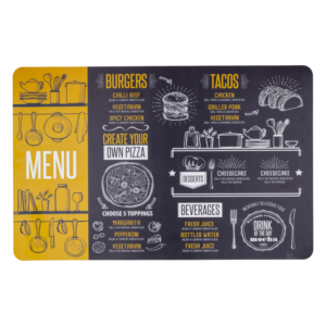 Individual Menú A FREE HOME 43.5X28.2 Cm