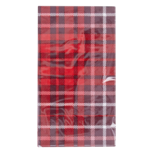 Servilletas Navideñas Diseño Escocés Blanco Y Rojo DFHO X 20 Piezas