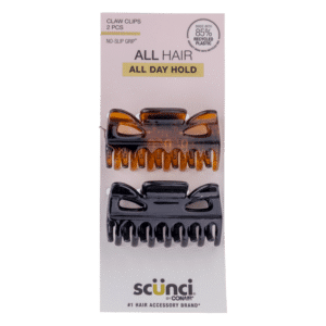 Ganchos Medianos Negro Y Café X2 CONAIR Paquete