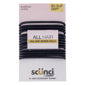 Elástico De Gel Negro X14 CONAIR Paquete