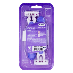 Máquina De Afeitar Caballero Desechable Quattro SCHICK X 2 Uds
